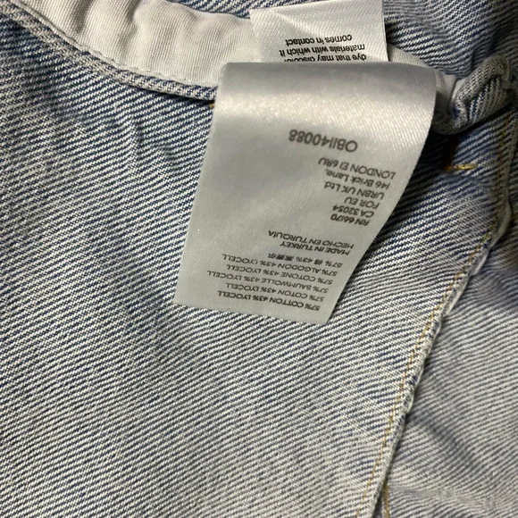 We The Free Distressed Denim Jacket XL - Picture 6 of 9